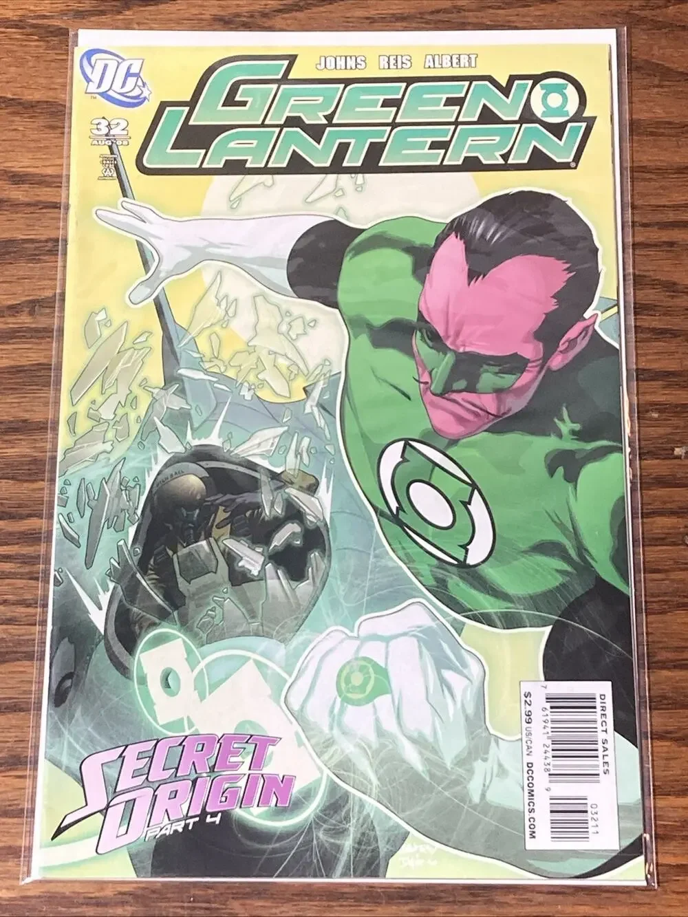 Green Lantern #32 DC Comics 2008 Secret Origin Part 4